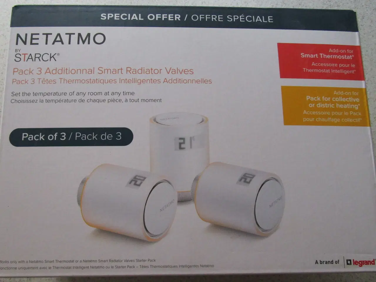 Billede 6 - 6stk. Netatmo Smart Radiator Termostat