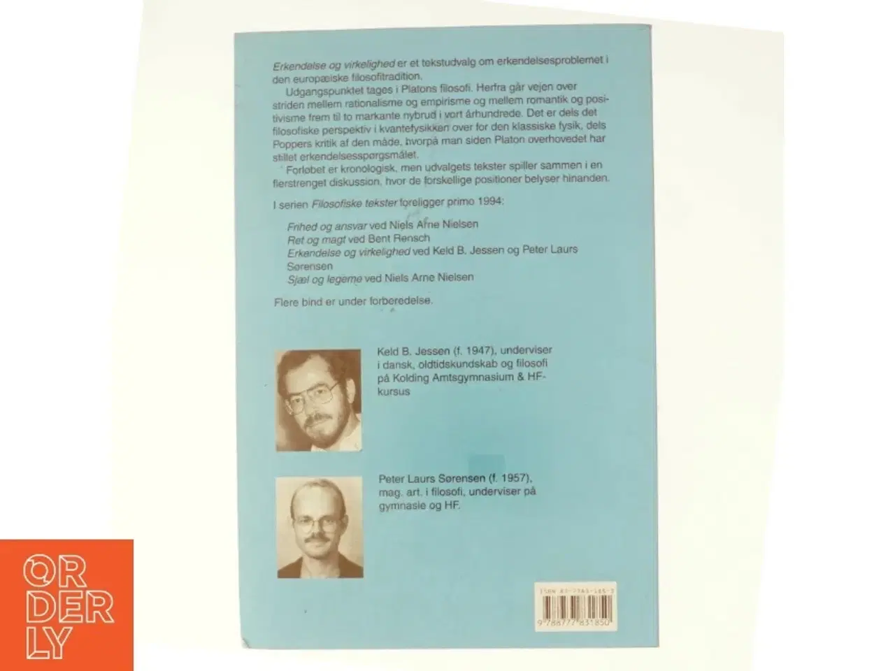 Billede 3 - Erkendelse og virkelighed, filosofiske tekster af Keld B. Jessen (Bog)