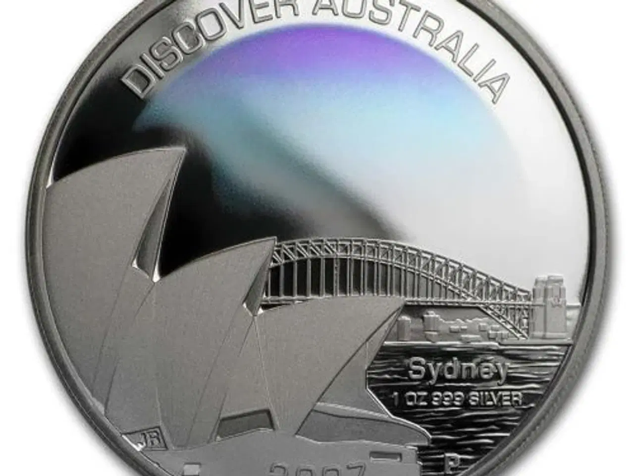 Billede 1 - Discover Australia "Sydney" 2007 sølvmønt.