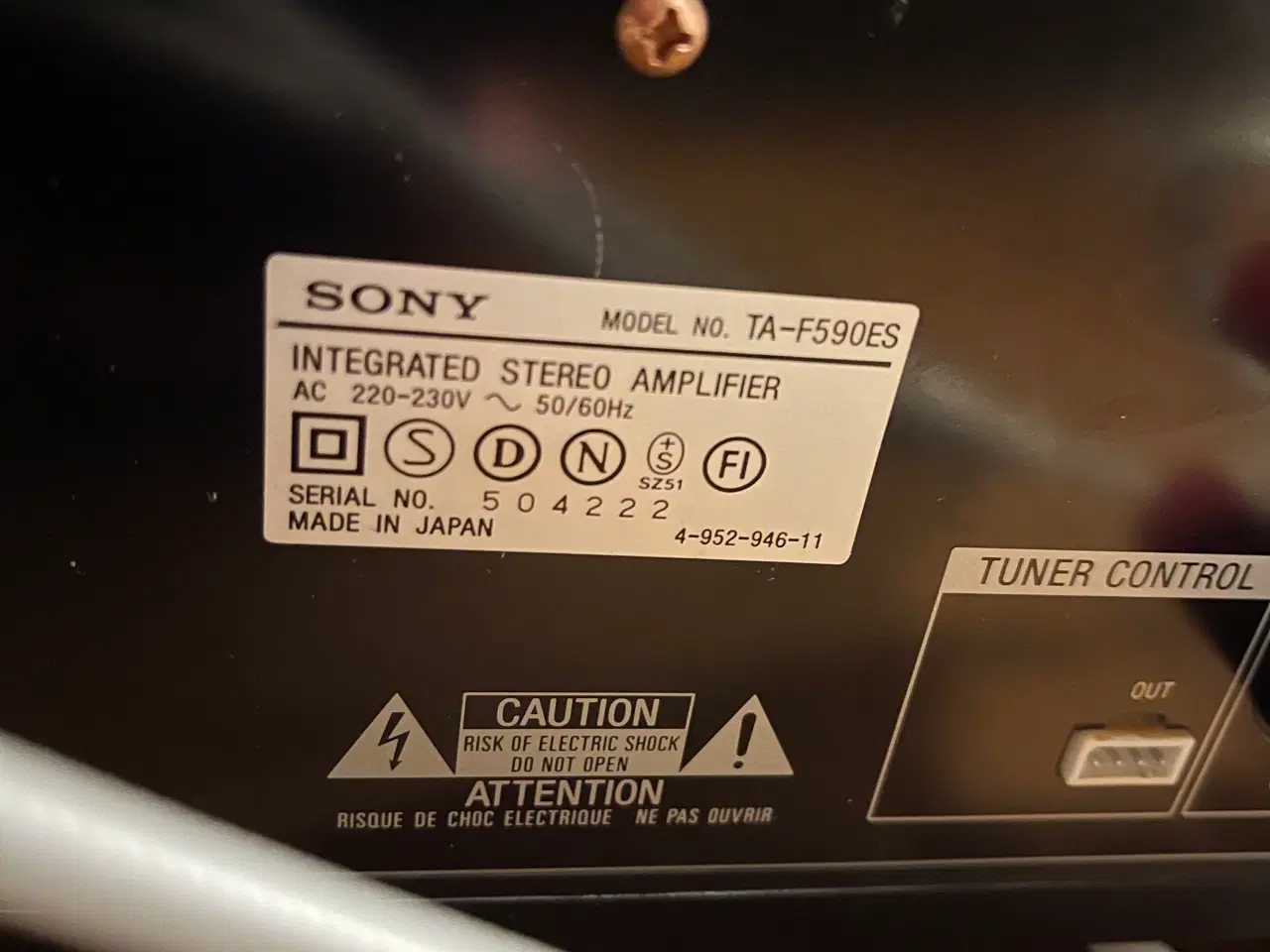 Billede 6 - Sony TA-F590ES forstærker
