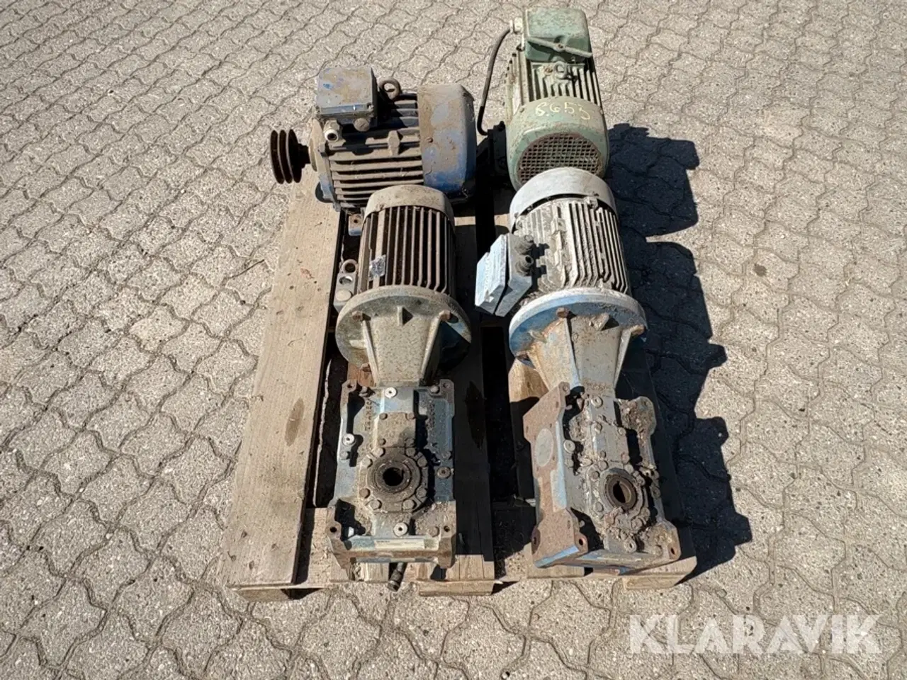 Billede 7 - Elmotor VEM med og uden gear 4 styk