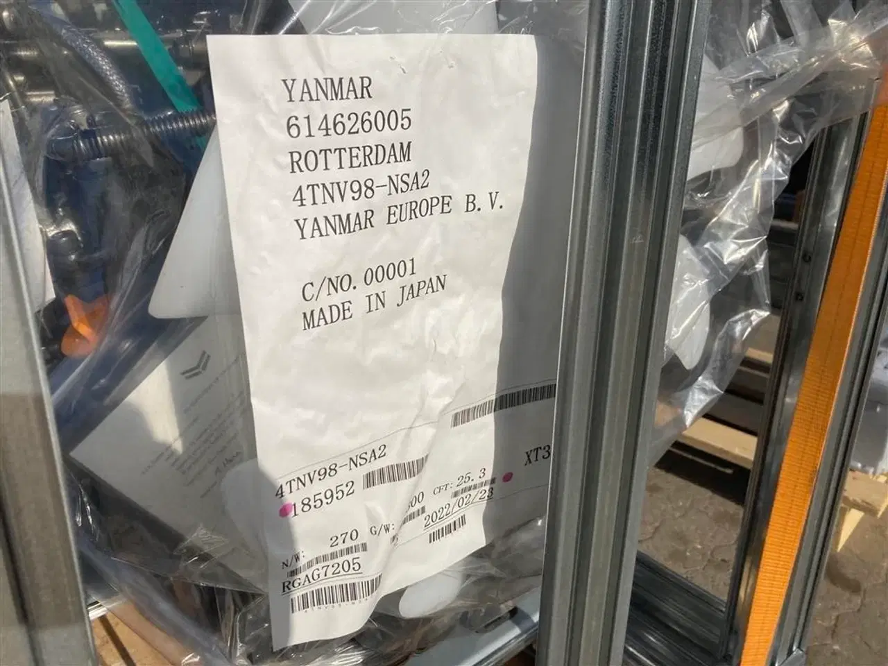 Billede 3 - - - - incl. brændstofpumpe, starter og generator