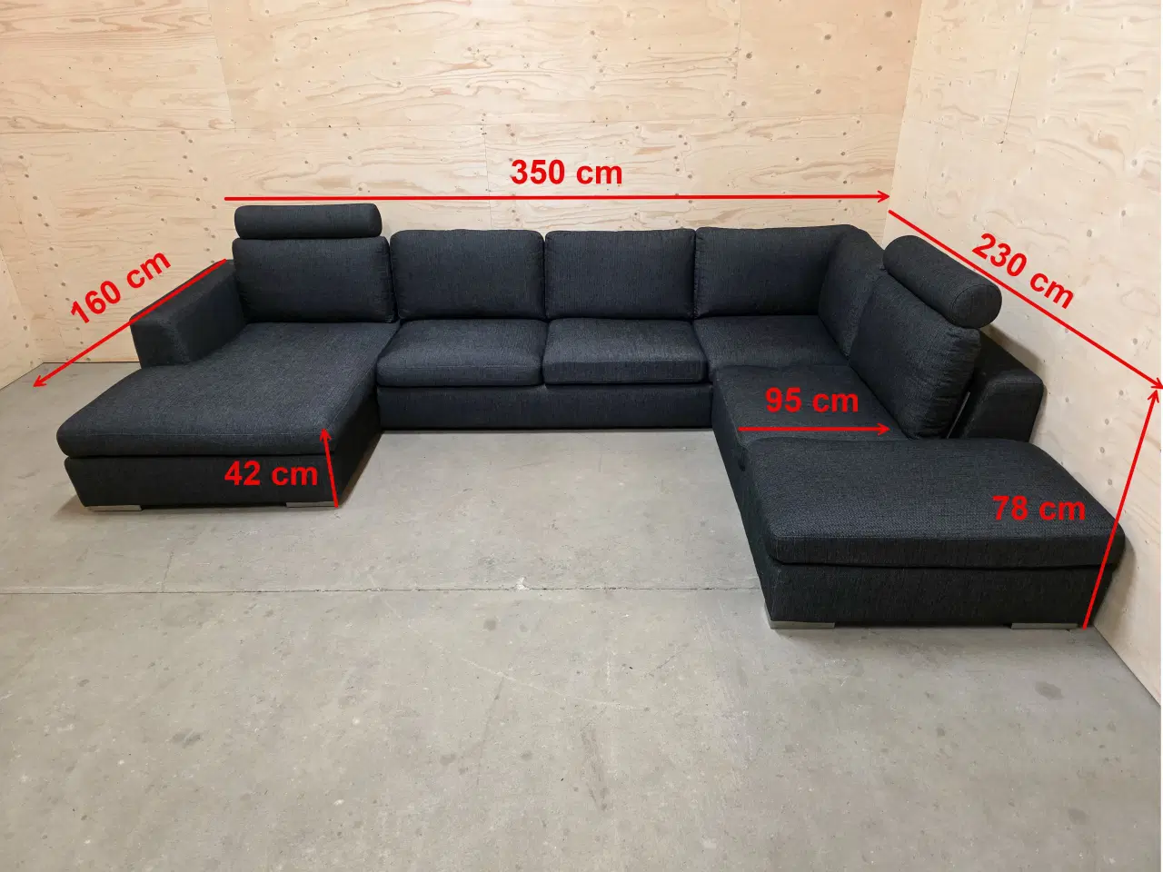 Billede 7 - 6 pers. U-sofa m/Chaiselong og Open-end