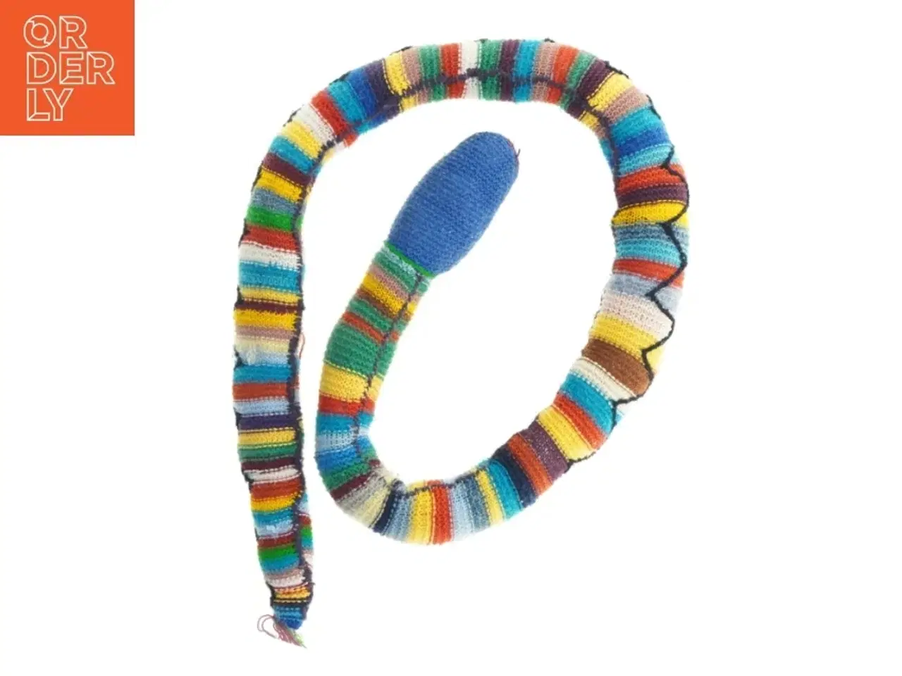 Billede 2 - Håndstrikket multifarvet hundeseng (str. 186 cm)