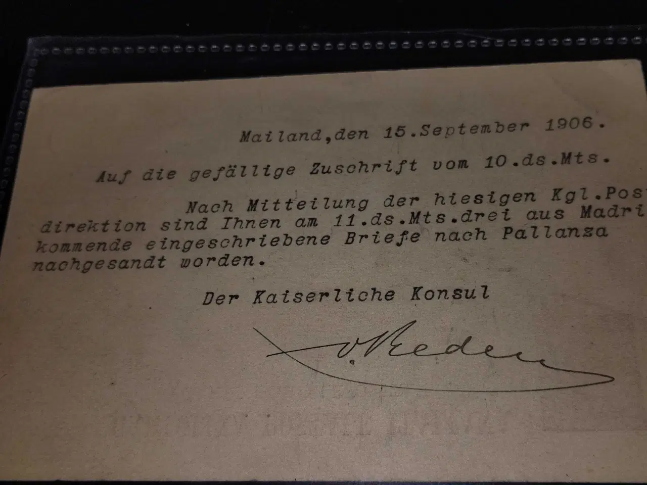 Billede 4 - postkort fra Italien 1908 og Deutsche Reich