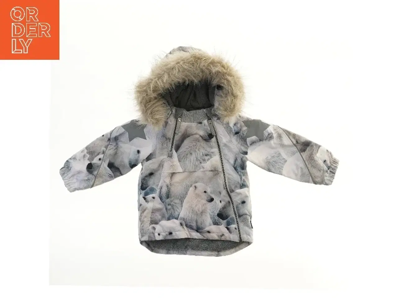 Billede 1 - Vinterjakke med isbjørnemotiv fra Molo (str. 92)