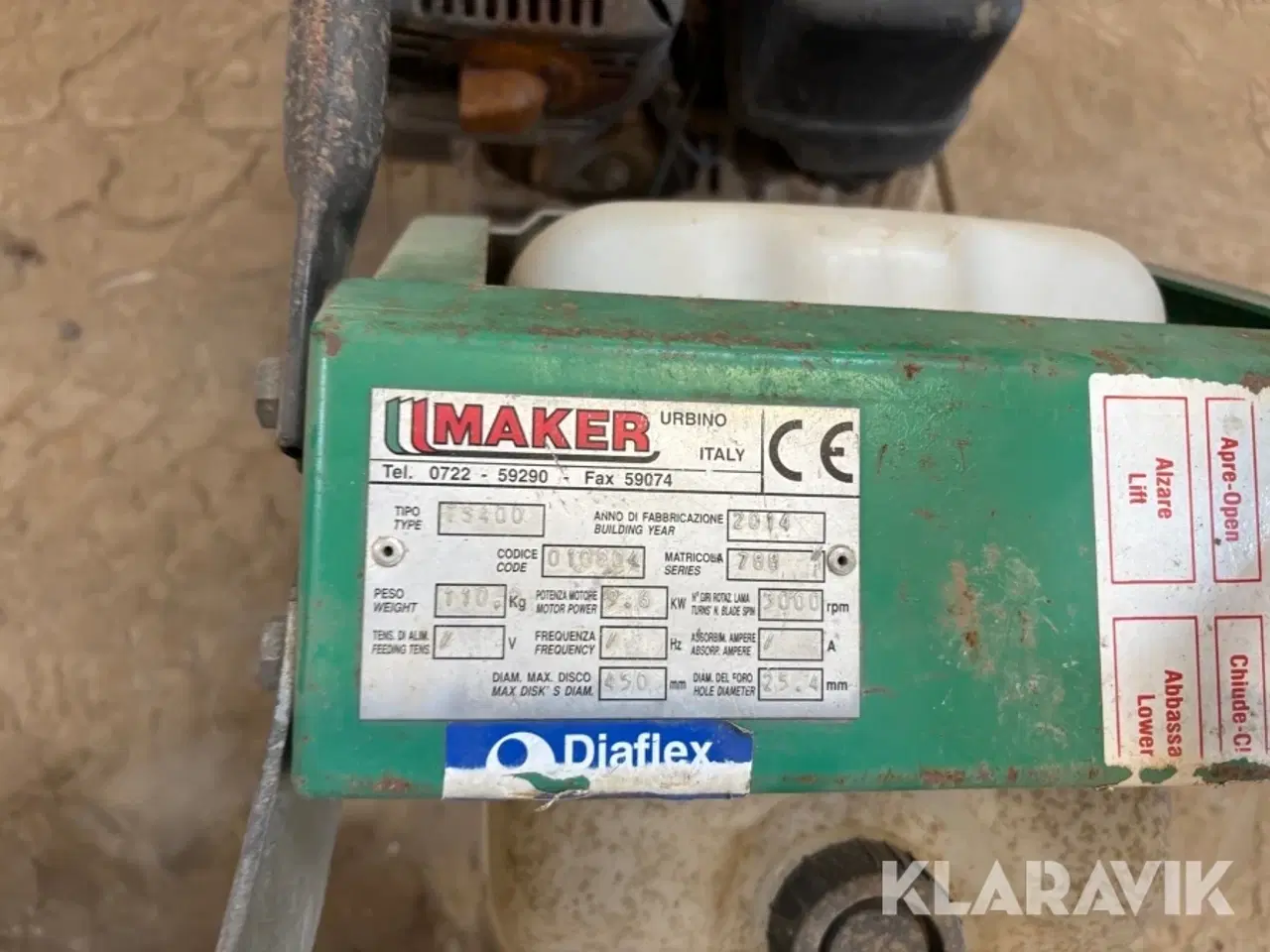 Billede 6 - Asfaltskærer Maker TS400