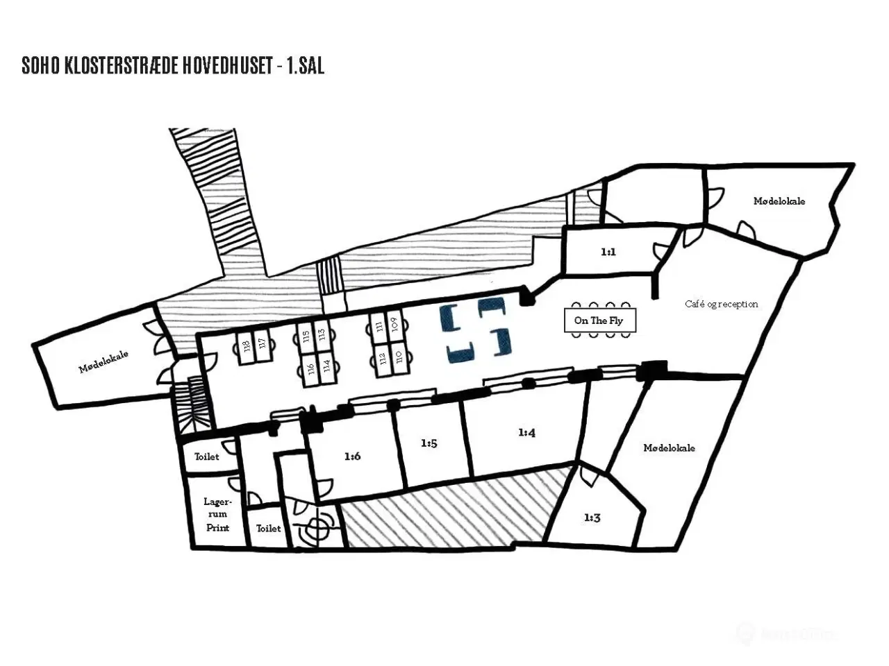 Billede 11 - Kontorer, mødelokaler og Co-working i Indre By