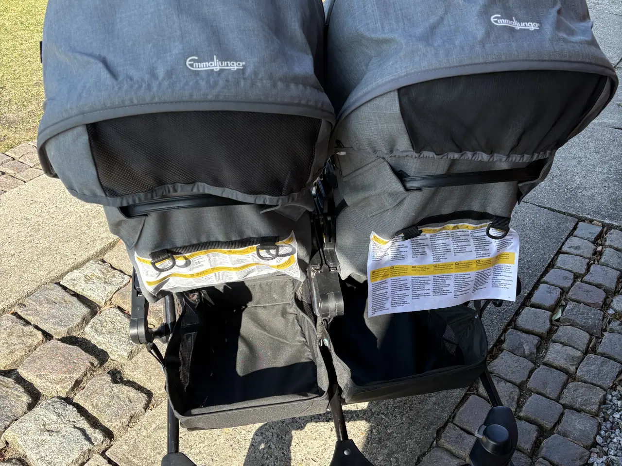 Billede 7 - Emmaljunga double viking 735 inkl fodposer/regnsla