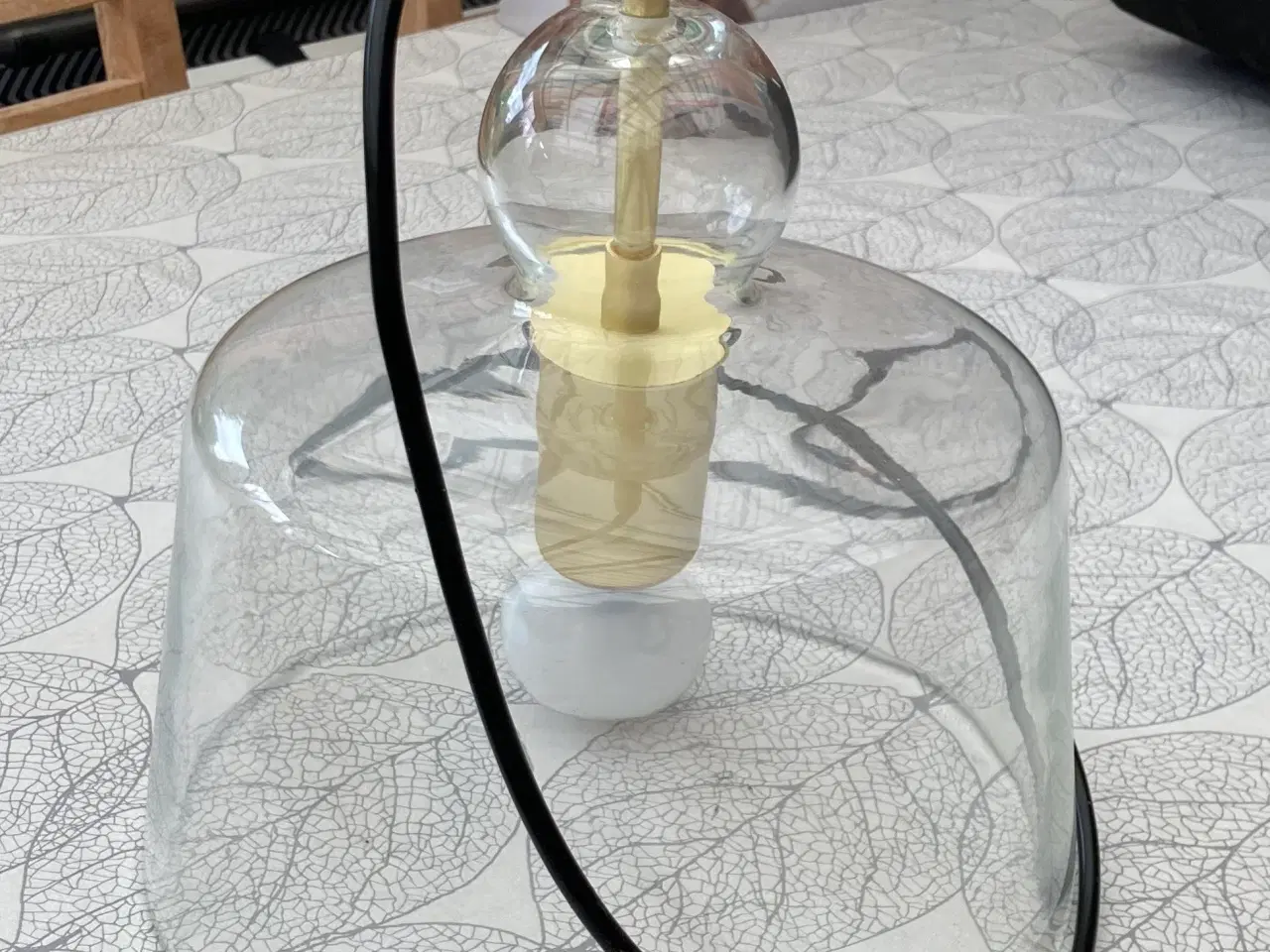 Billede 1 - Loft lampe i glas 
