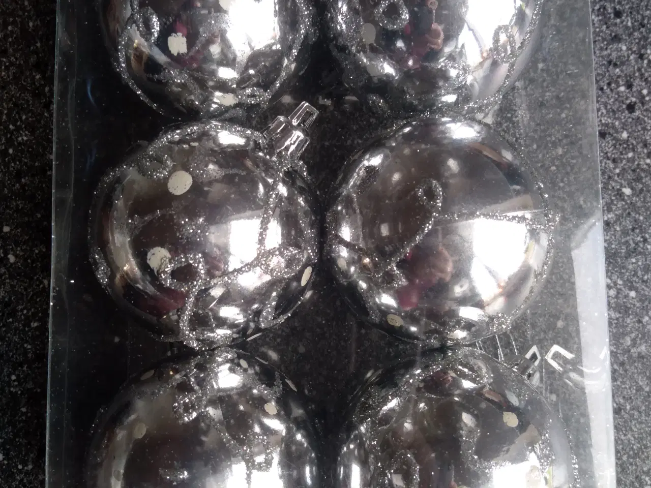 Billede 1 - NYE Sølv julekugler