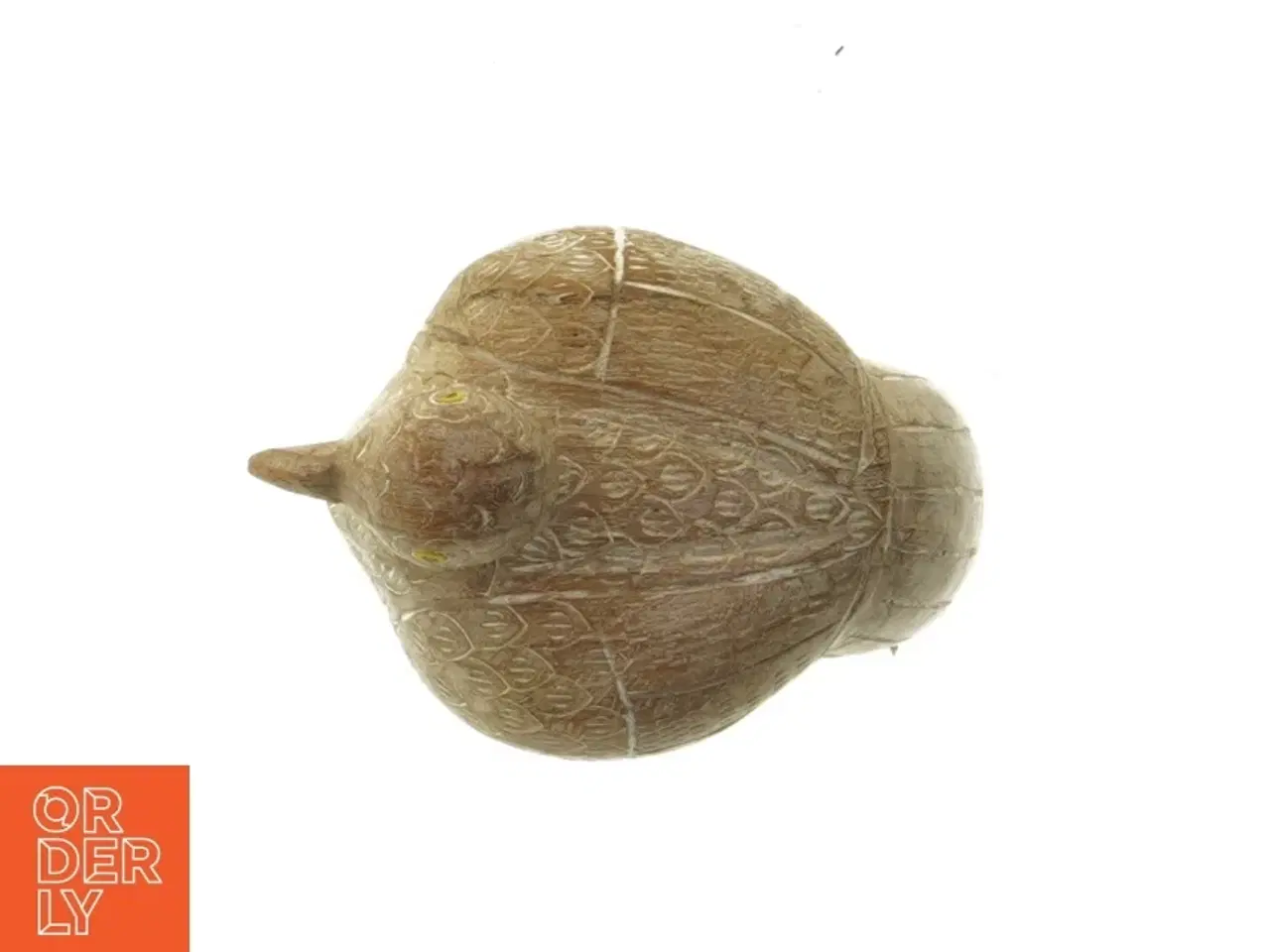 Billede 3 - Træskåret dekorativ fugl (str. 14 cm)