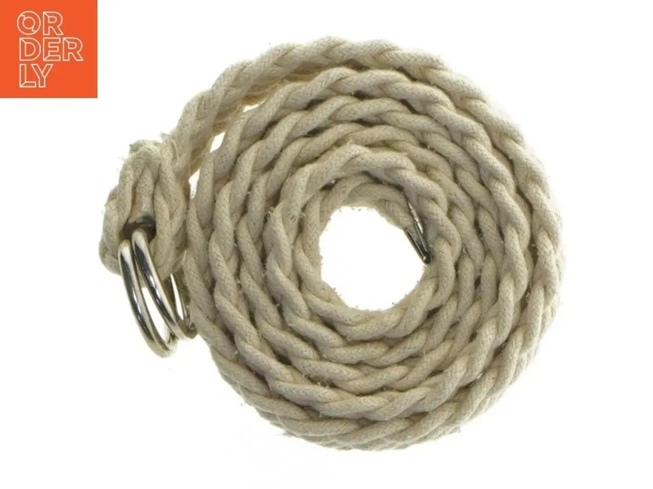 Billede 1 - Flettet bælte med dobbelt D-ring (str. 103 cm)