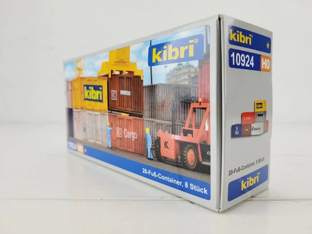 Billede 4 - Kibri 10924 H0 8 stk 20 fods container 