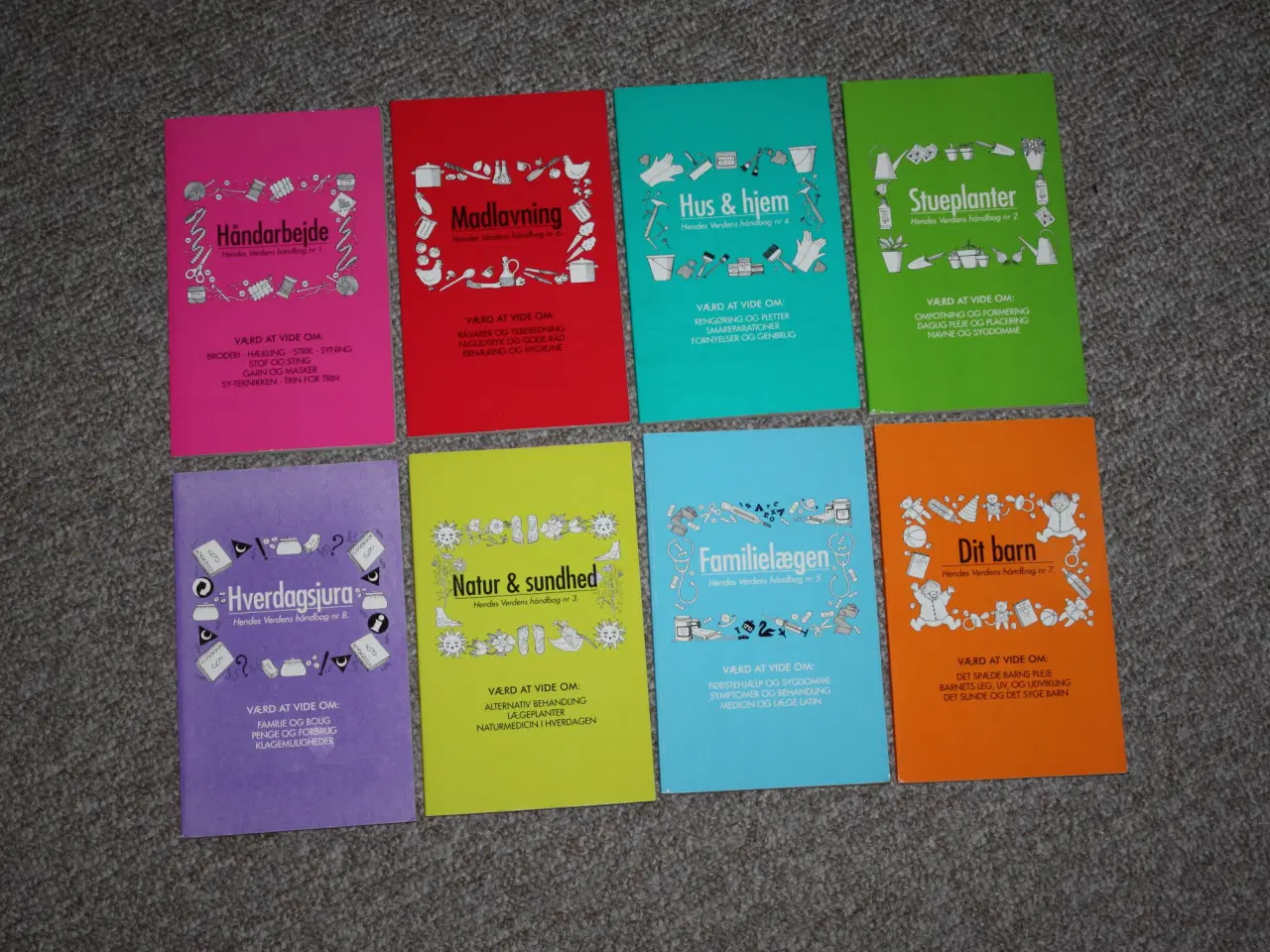 Billede 1 - Hendes verden Hobby bøger pris for 8 stk.
