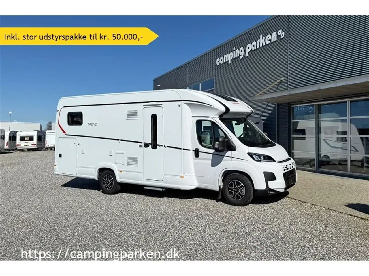 Billede 1 - 2025 - Dethleffs Trend T 7057 EB   Super flot, nyudviklet Dethleffs Trend, automatgear, enkeltsenge, L-siddegruppe