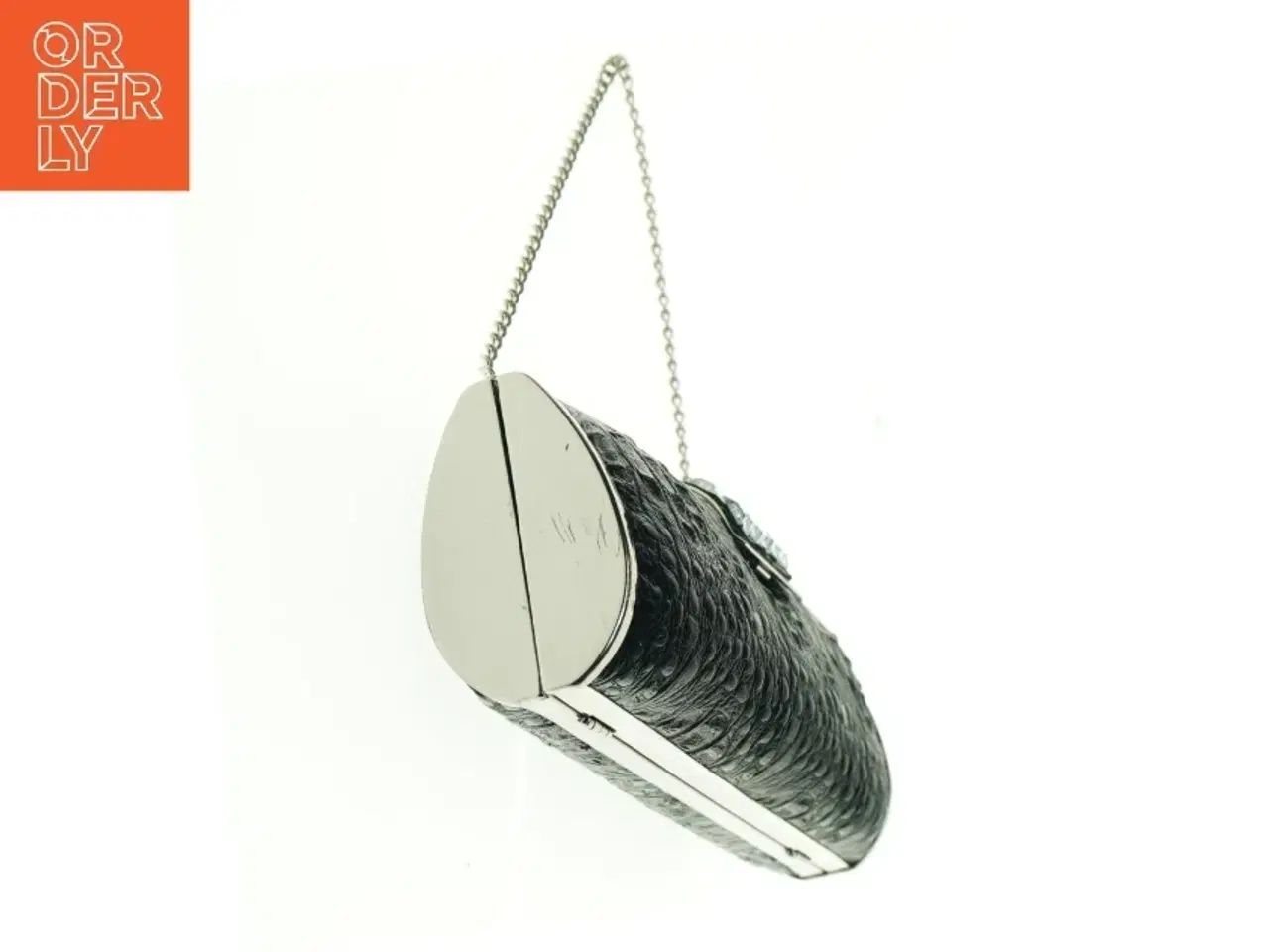 Billede 4 - Aften clutch med krokodillepræg (str. 25 x 8 cm)