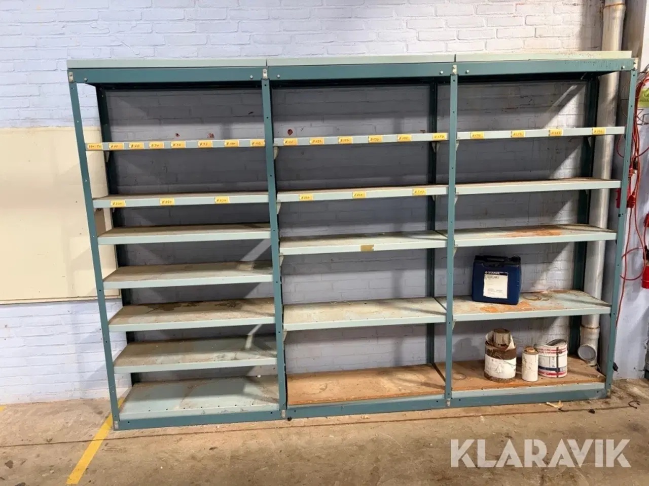 Billede 2 - Stål reoler - 14 sektioner