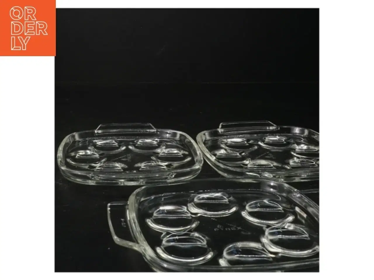 Billede 2 - 6 stk. Pyrex snegle tallerkener (str. 14 x 14 cm)