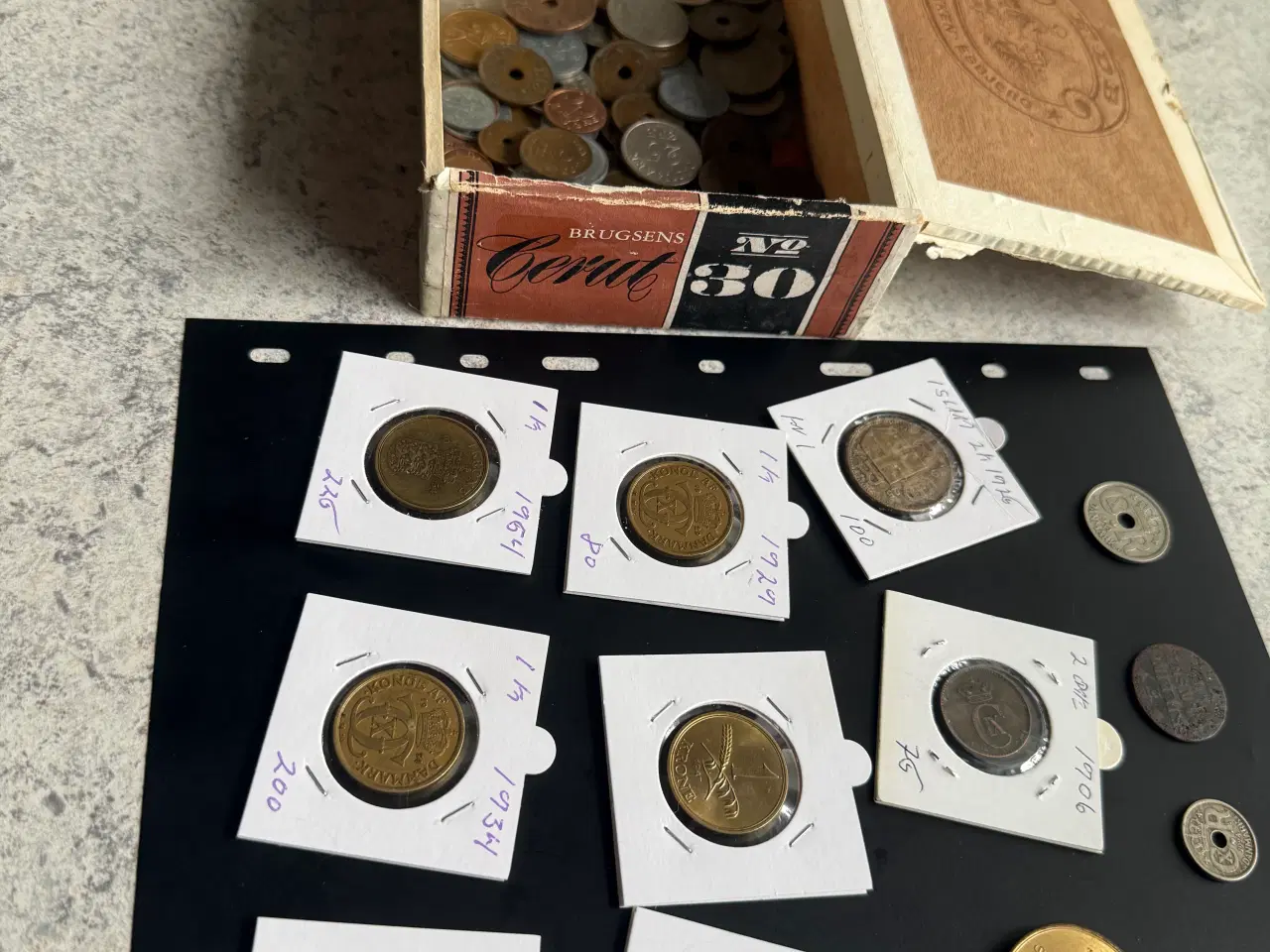 Billede 1 - Lot gamle mønter