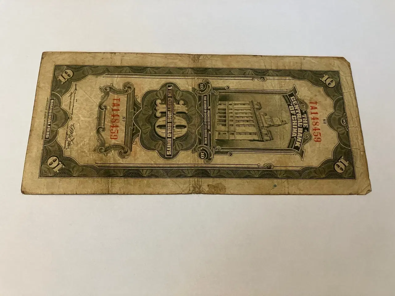 Billede 2 - 10 Costums Gold Units China 1930