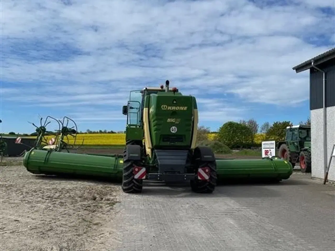 Billede 4 - KRONE BIG M 450 grassking med snegle