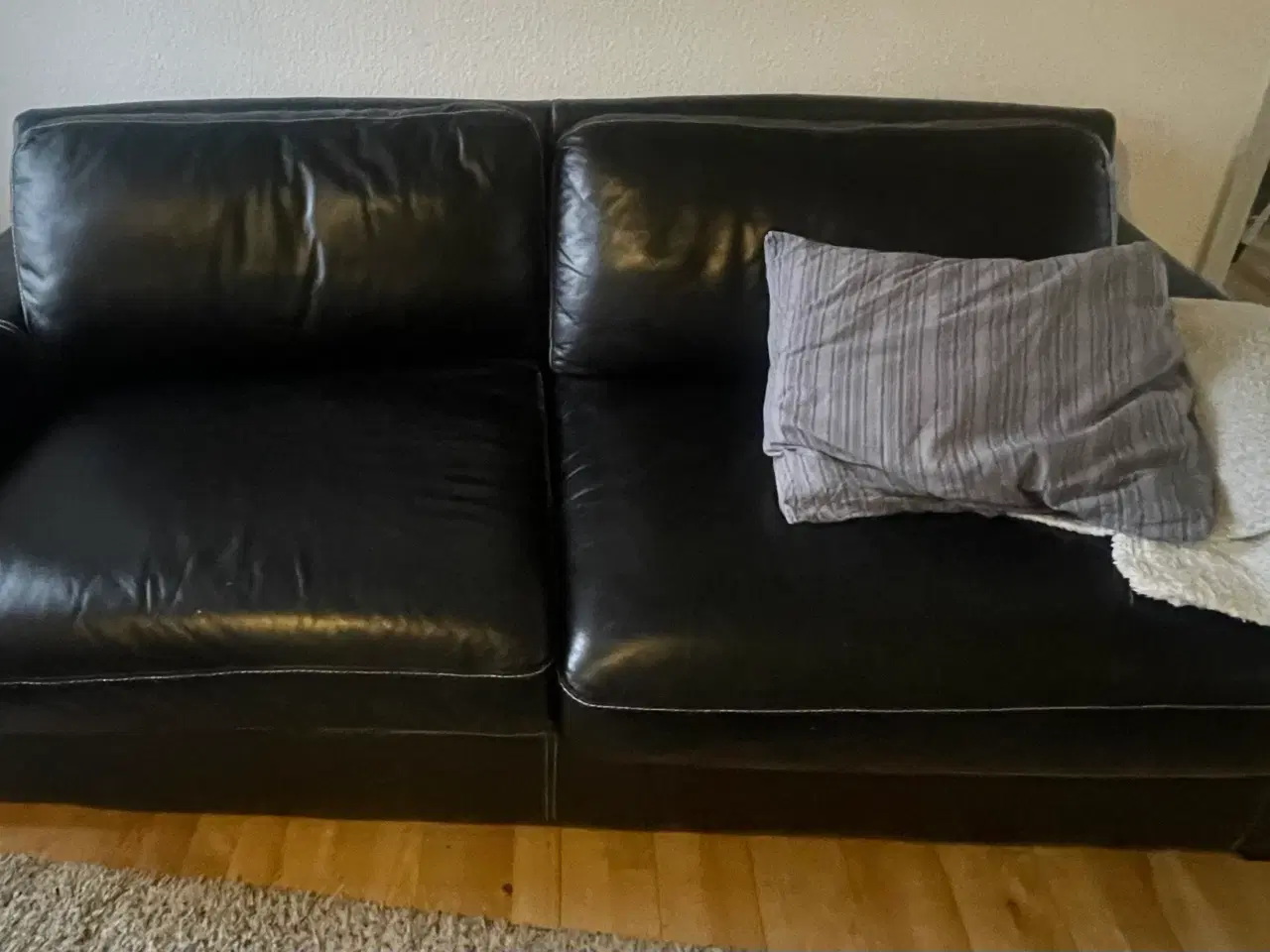 Billede 1 - Lækker luksus lædersofa 