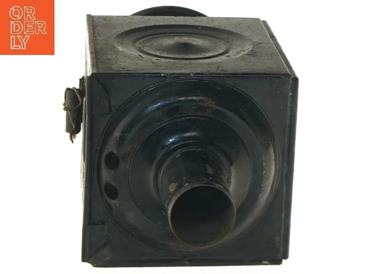 Billede 3 - Antik vognlygte til hestekøretøj (str. 29 cm)