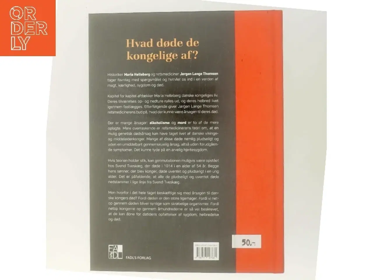 Billede 3 - Hvad døde de kongelige af? af Maria Helleberg (Bog)