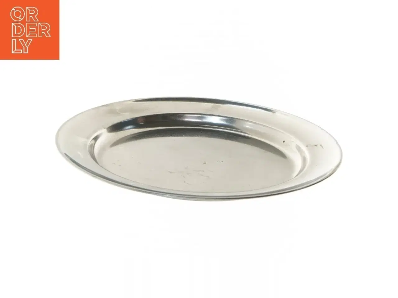 Billede 2 - Rustfrit stål fladt fad (str. Ø 27 cm)