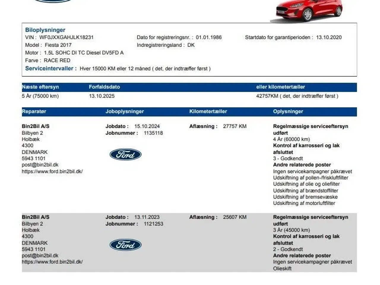 Billede 15 - Ford Fiesta 1,5 TDCi Connected Start/Stop 85HK 5d 6g