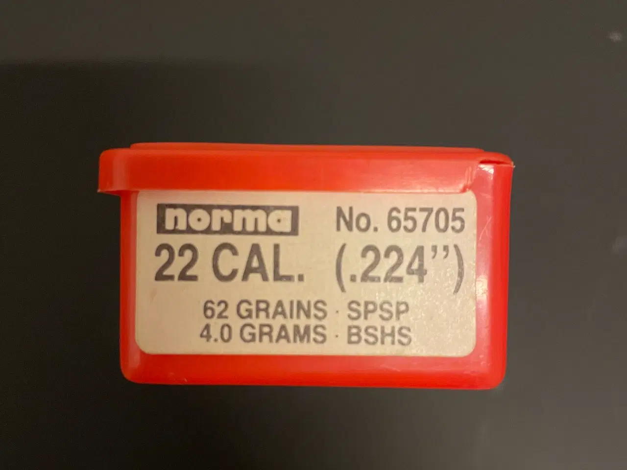 Billede 2 - Cal. 22 Norma projektiler 62 grains