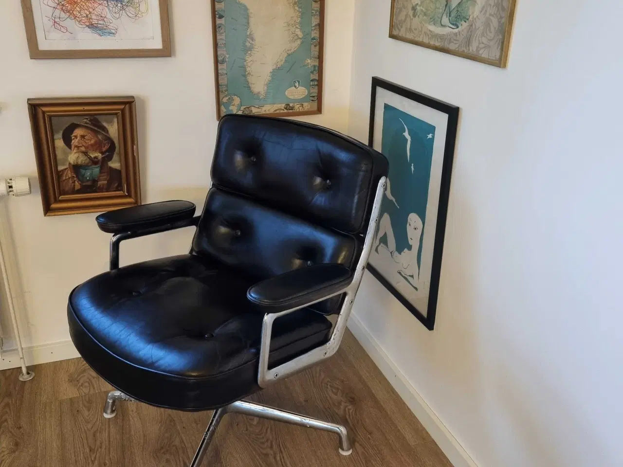 Billede 1 - Eames Lobby Chair ES 105 – original vintage
