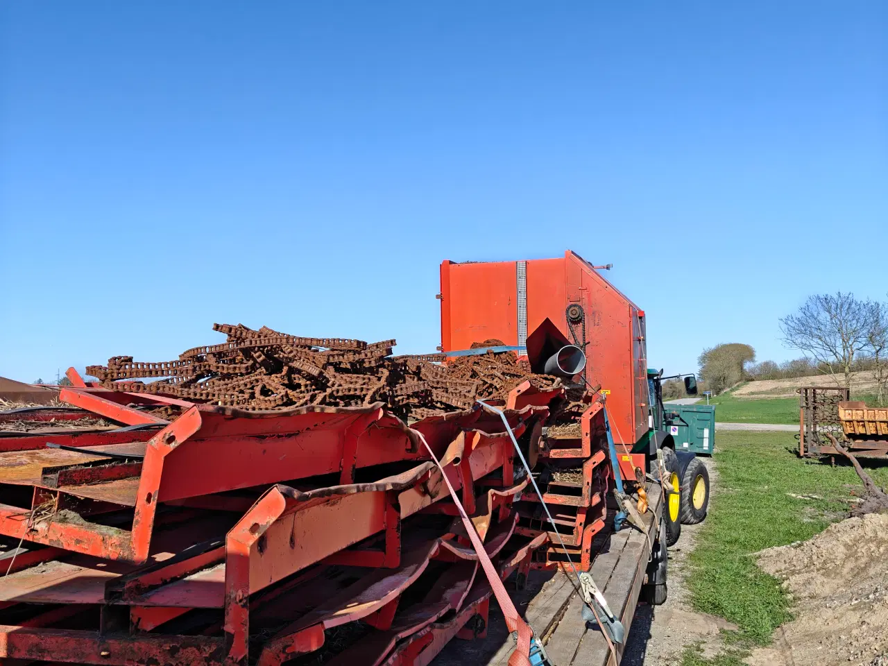 Billede 16 - Linka halmoprivet til bigballer