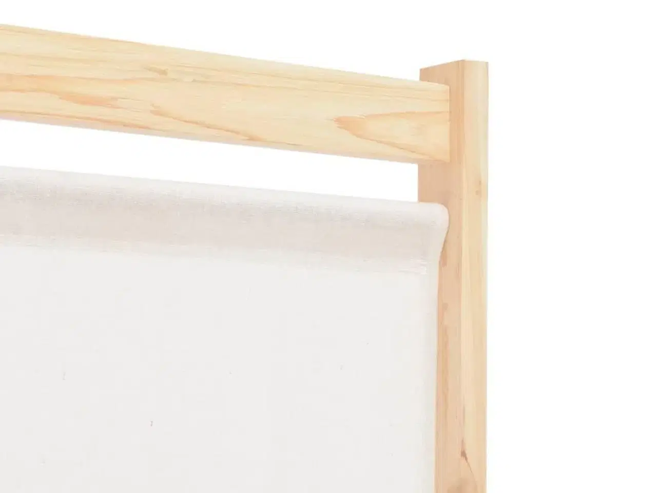 Billede 6 - 4-panels rumdeler 160 x 170 x 4 cm stof cremefarvet