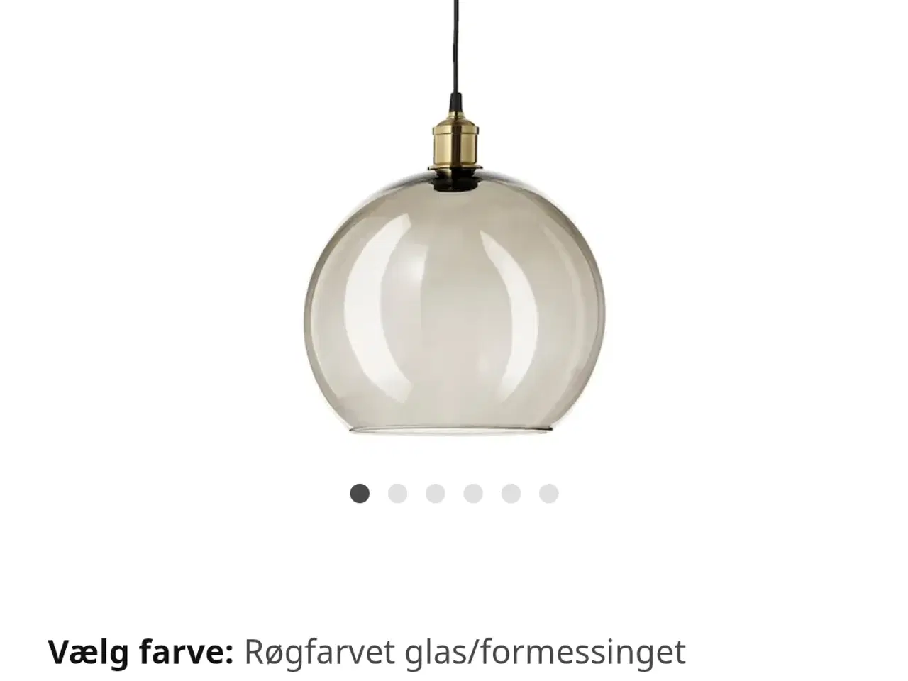 Billede 3 - Loftlampe med glas