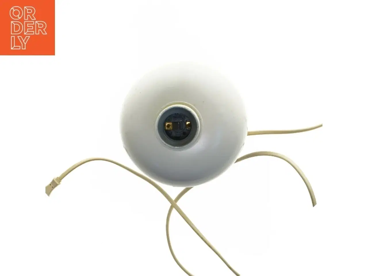 Billede 2 - Hvid bordlampe (str. 34 cm)