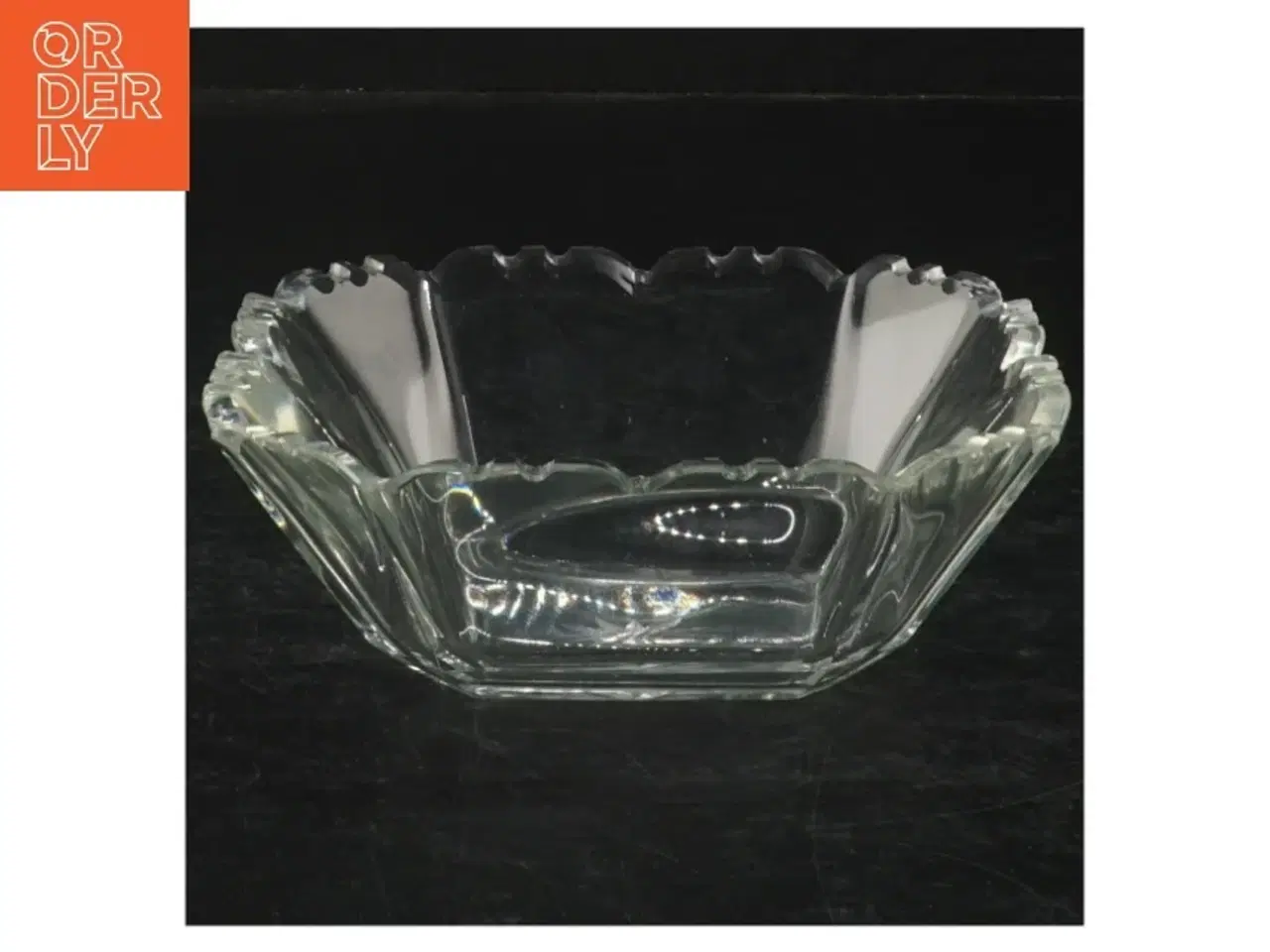 Billede 1 - Glasfad (str. 13 x 13 cm)
