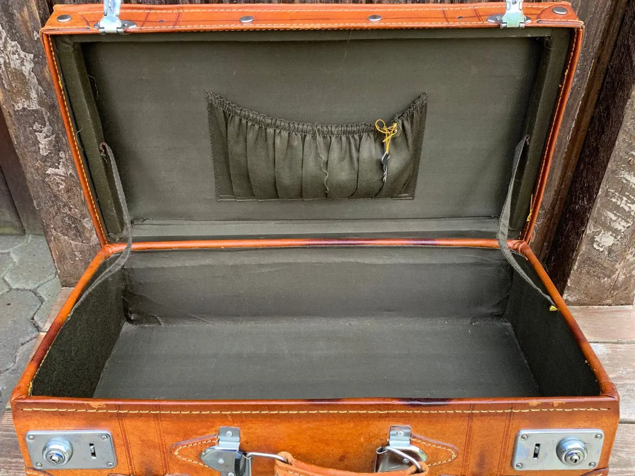 Billede 2 - Rejsekuffert i skind