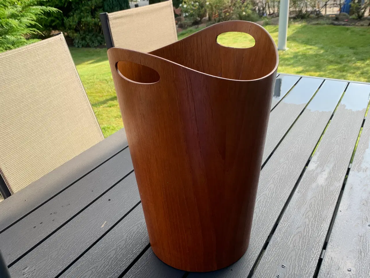 Billede 2 - Papirspand i teak