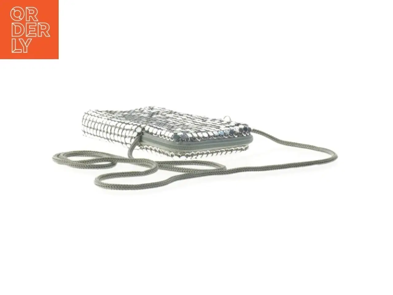 Billede 2 - Sølvfarvet paillet taske (str. 13 x 8 cm)