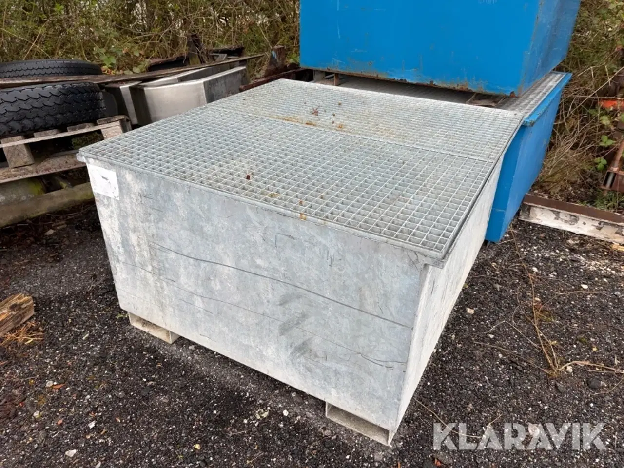 Billede 3 - Stålkasser galvaniseret 9 styk