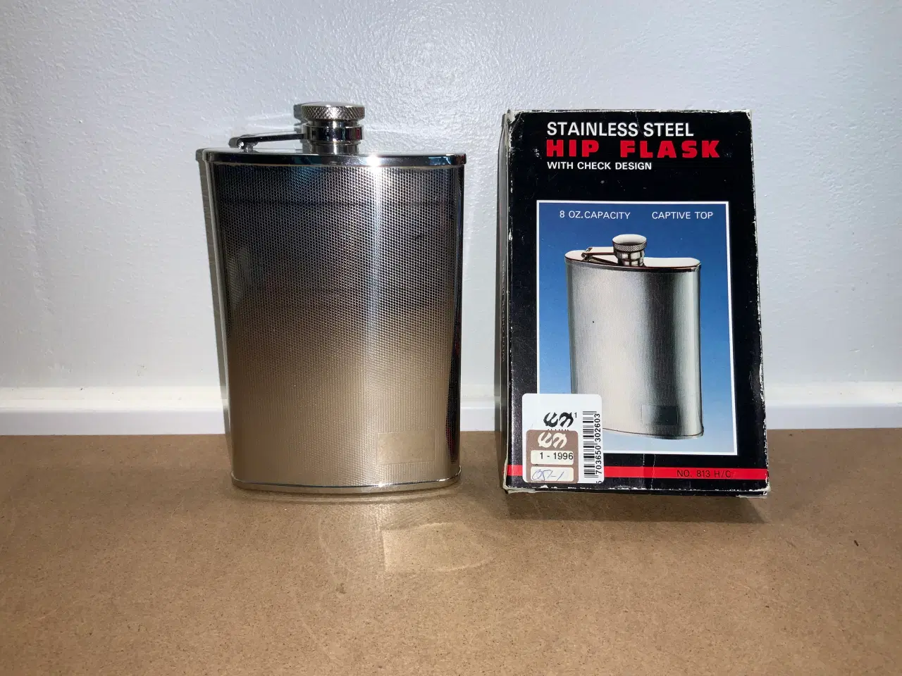 Billede 6 - Lommelærke 8 oz., ca. 237 ml., Stainless steel 