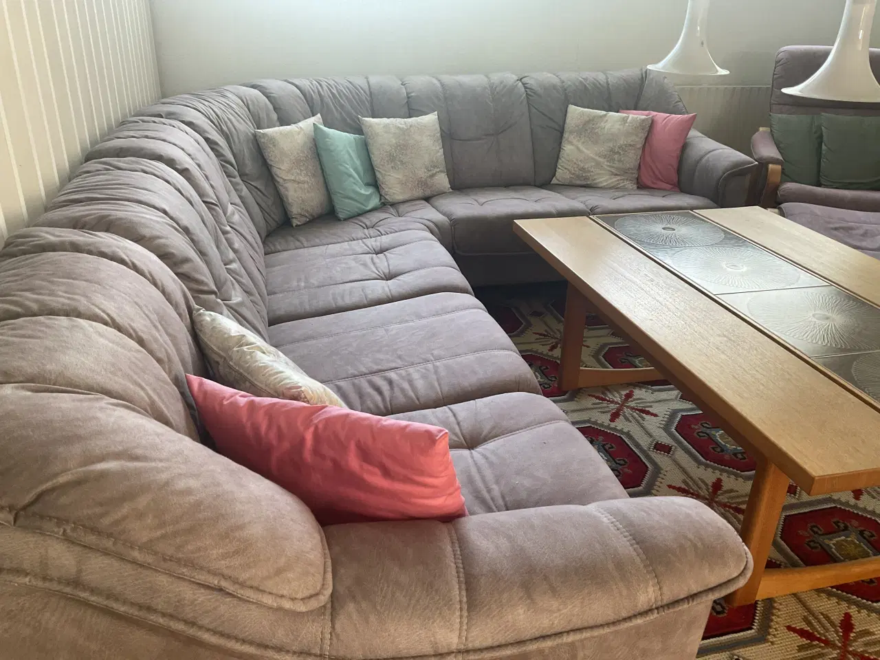 Billede 1 - Hjørnesofa og 2 lænestole