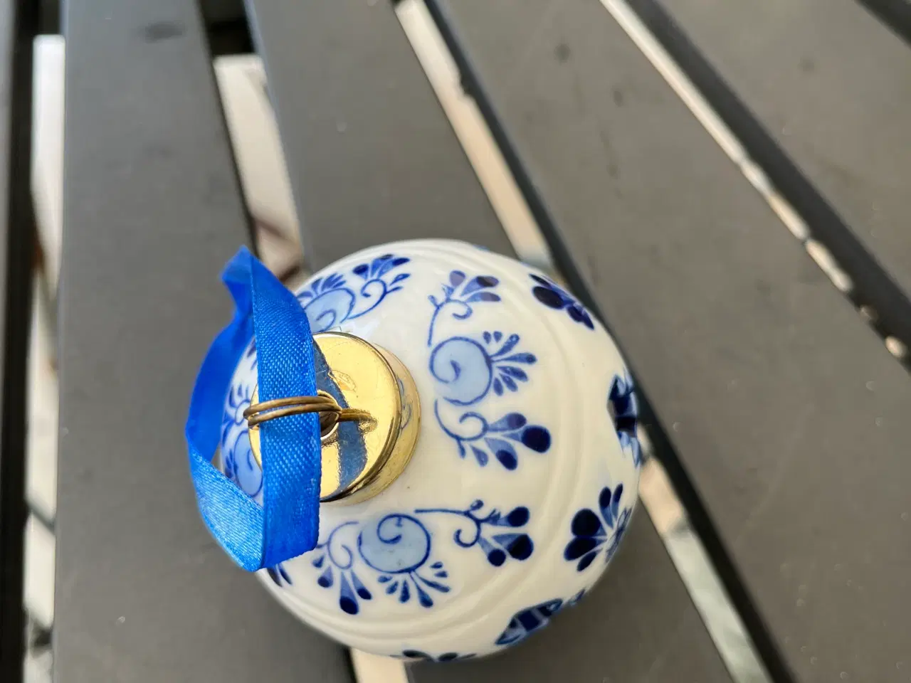 Billede 4 - Håndmalet hollandske porcelæns julekugler  