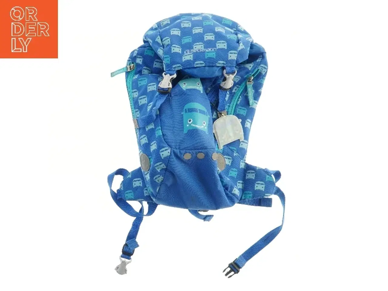 Billede 1 - Børnerygsæk med bilmotiv fra Beckmann (str. 42x15x25 cm)