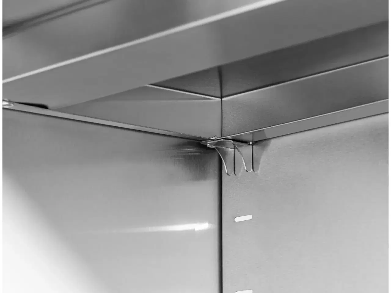 Billede 4 - Vægskab i Rustfrit Stål – 160 x 45 x 60 cm