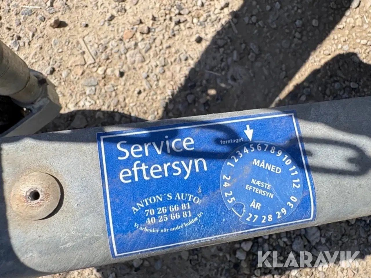 Billede 8 - Maskintrailer IFOR Williams 3 aksler 3500 kg med ladkran