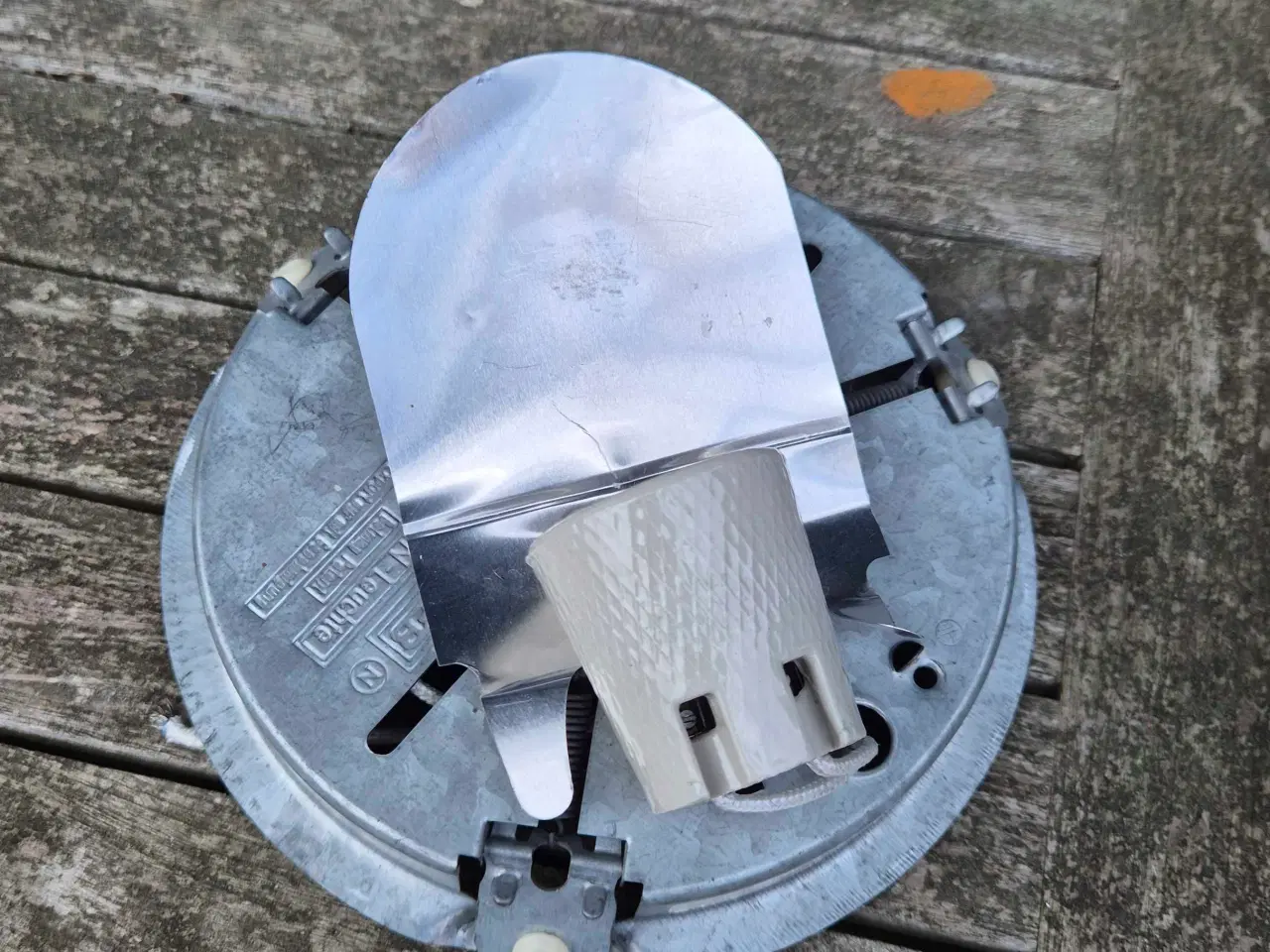 Billede 15 - Smuk plafond med buet glasskærm