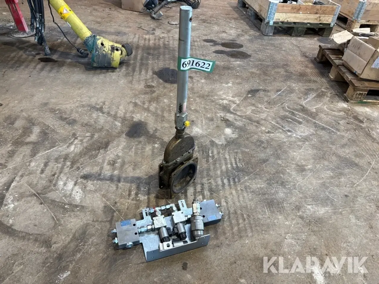 Billede 4 - Hydraulisk skydeventil samt hydraulik dele